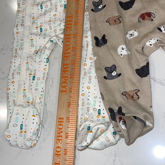 NEW Preemie Asher & Olivia + Nordstrom Baby Footie 1 PC Outfits Sets Puppy Cute! - Picture 9 of 11